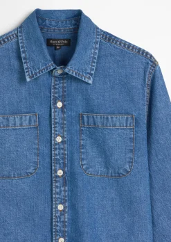 TEENS-BOYS Jeans-Overshirt aus Bio-Baumwoll-Denim