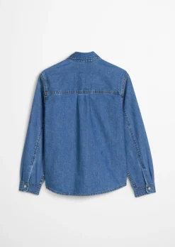 TEENS-BOYS Jeans-Overshirt aus Bio-Baumwoll-Denim