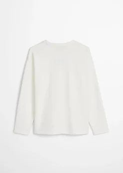 TEENS-BOYS Langarm-Shirt mit kontrastfarbener Logostickerei
