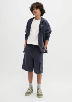 TEENS-BOYS Sweat-Bermuda aus reiner Bio-Baumwolle