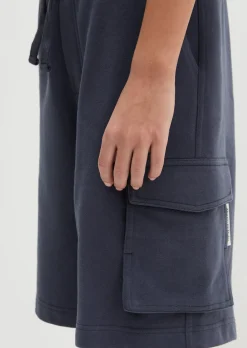 TEENS-BOYS Sweat-Bermuda aus reiner Bio-Baumwolle