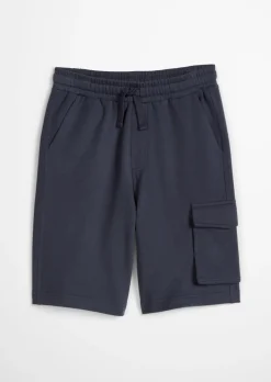 TEENS-BOYS Sweat-Bermuda aus reiner Bio-Baumwolle
