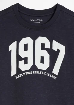 TEENS-BOYS T-Shirt mit kontrastfarbenem Brustprint