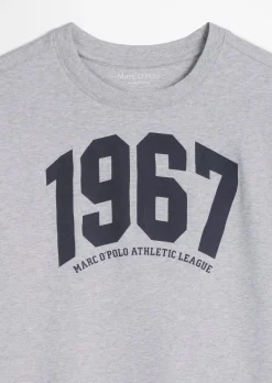TEENS-BOYS T-Shirt mit kontrastfarbenem Brustprint