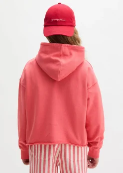 TEENS-GIRLS Hoodie mit flauschiger Logo-Applikation