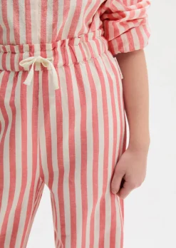 TEENS-GIRLS Hose aus Leinen und Bio-Baumwolle
