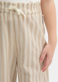 TEENS-GIRLS Hose aus Leinen und Bio-Baumwolle