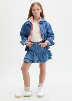 TEENS-GIRLS Jeansrock aus reiner Bio-Baumwolle