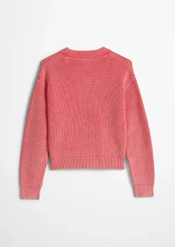 TEENS-GIRLS Pullover mit Two-Tone-Effekt