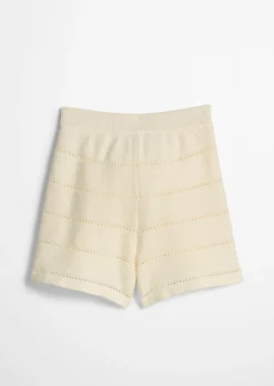 TEENS-GIRLS Strickshorts mit Lochstrickmuster