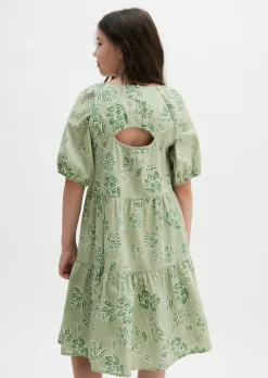 TEENS-GIRLS Stufenkleid aus reiner Bio-Baumwolle