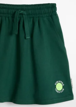 TEENS-GIRLS Sweatrock mit gelbem Tennisball-Highlight
