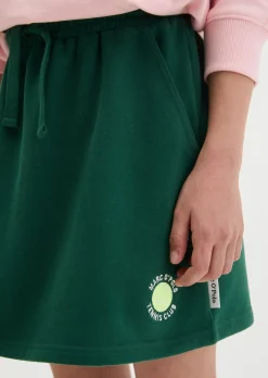 TEENS-GIRLS Sweatrock mit gelbem Tennisball-Highlight