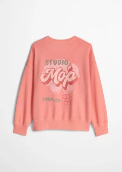 TEENS-GIRLS Sweatshirt mit Logoprint auf beiden Seiten