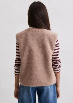 TEENS-GIRLS Teddyweste mit softer Fleece-Innenseite