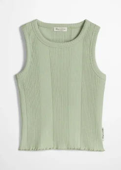 TEENS-GIRLS Top aus geripptem Bio-Baumwoll-Jersey