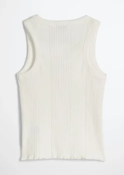 TEENS-GIRLS Top aus geripptem Bio-Baumwoll-Jersey