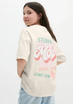 TEENS-GIRLS T-Shirt mit Logoprint auf beiden Seiten