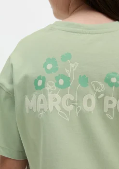 TEENS-GIRLS T-Shirt mit Logostickerei auf beiden Seiten