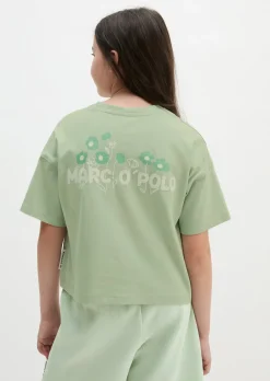 TEENS-GIRLS T-Shirt mit Logostickerei auf beiden Seiten