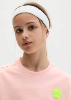TEENS-UNISEX Sweatshirt mit beidseitigen Tennisball-Highlights
