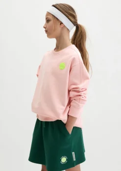 TEENS-UNISEX Sweatshirt mit beidseitigen Tennisball-Highlights