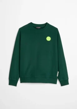 TEENS-UNISEX Sweatshirt mit beidseitigen Tennisball-Highlights