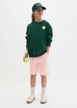 TEENS-UNISEX Sweatshirt mit beidseitigen Tennisball-Highlights