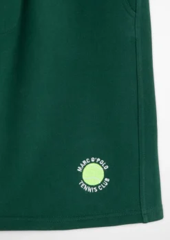 TEENS-UNISEX Sweatshorts mit gelbem Tennisball-Highlight