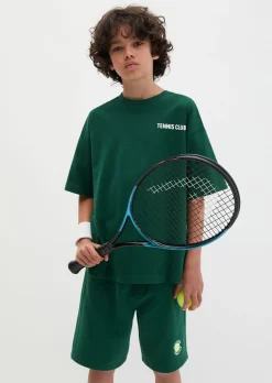 TEENS-UNISEX T-Shirt mit rückseitigem Tennisball-Highlight