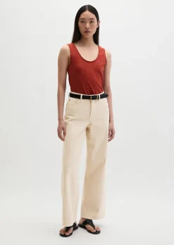 Top regular aus Slub-Jersey