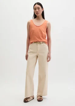 Top regular aus Slub-Jersey