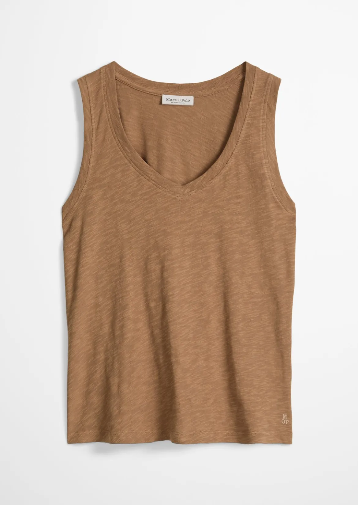 Top regular aus Slub-Jersey
