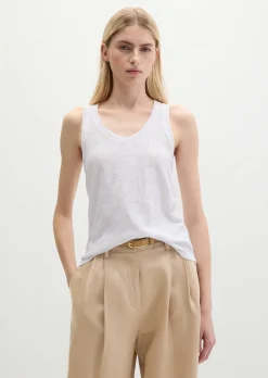 Top regular aus Slub-Jersey