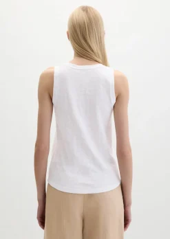Top regular aus Slub-Jersey
