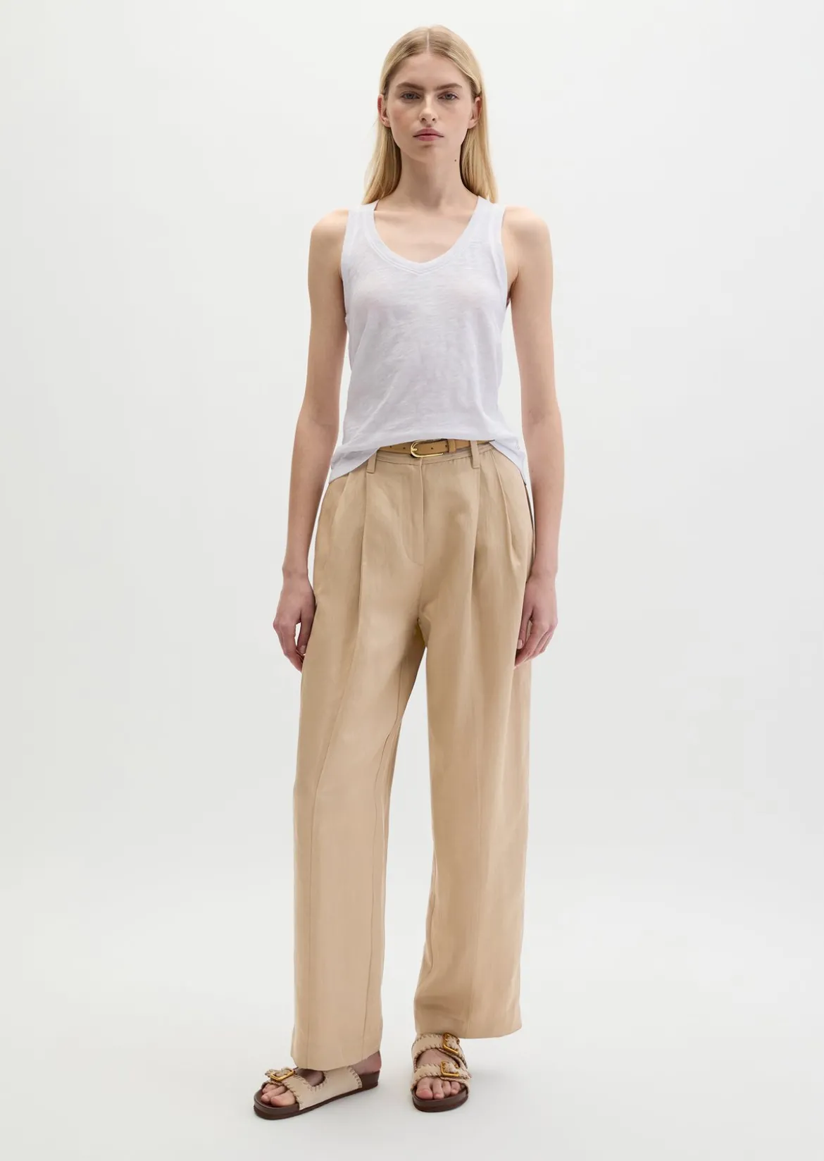 Top regular aus Slub-Jersey