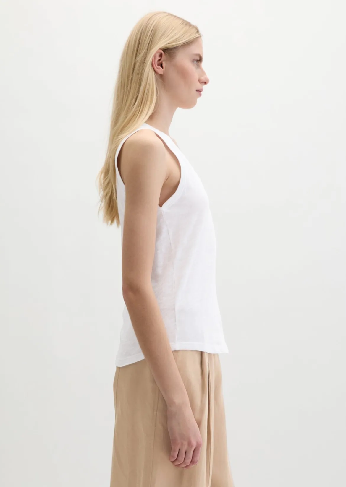 Top regular aus Slub-Jersey