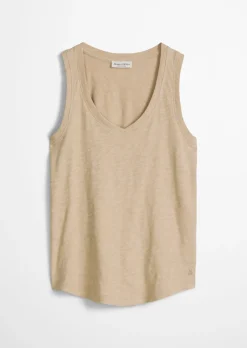 Top regular aus Slub-Jersey