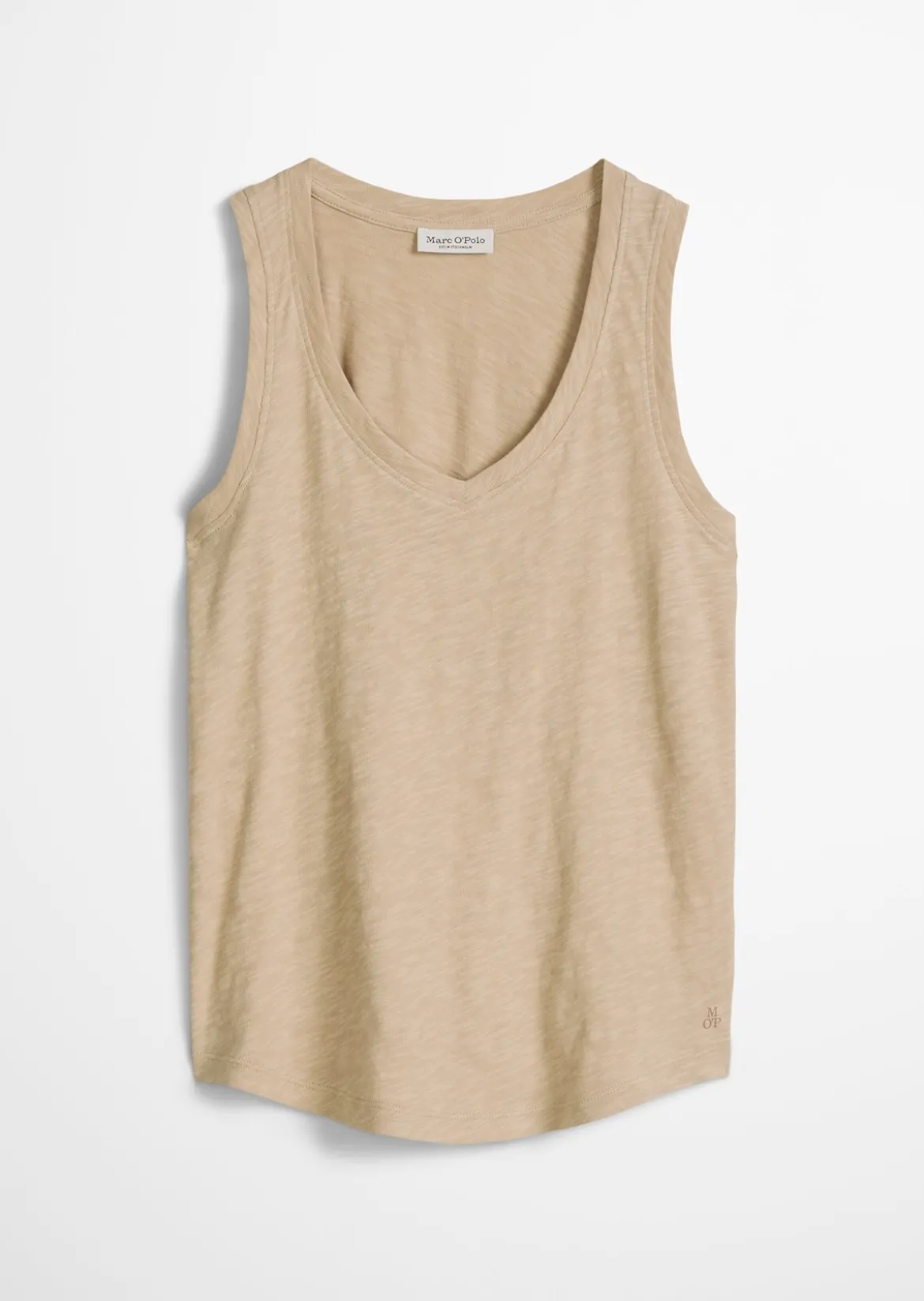 Top regular aus Slub-Jersey