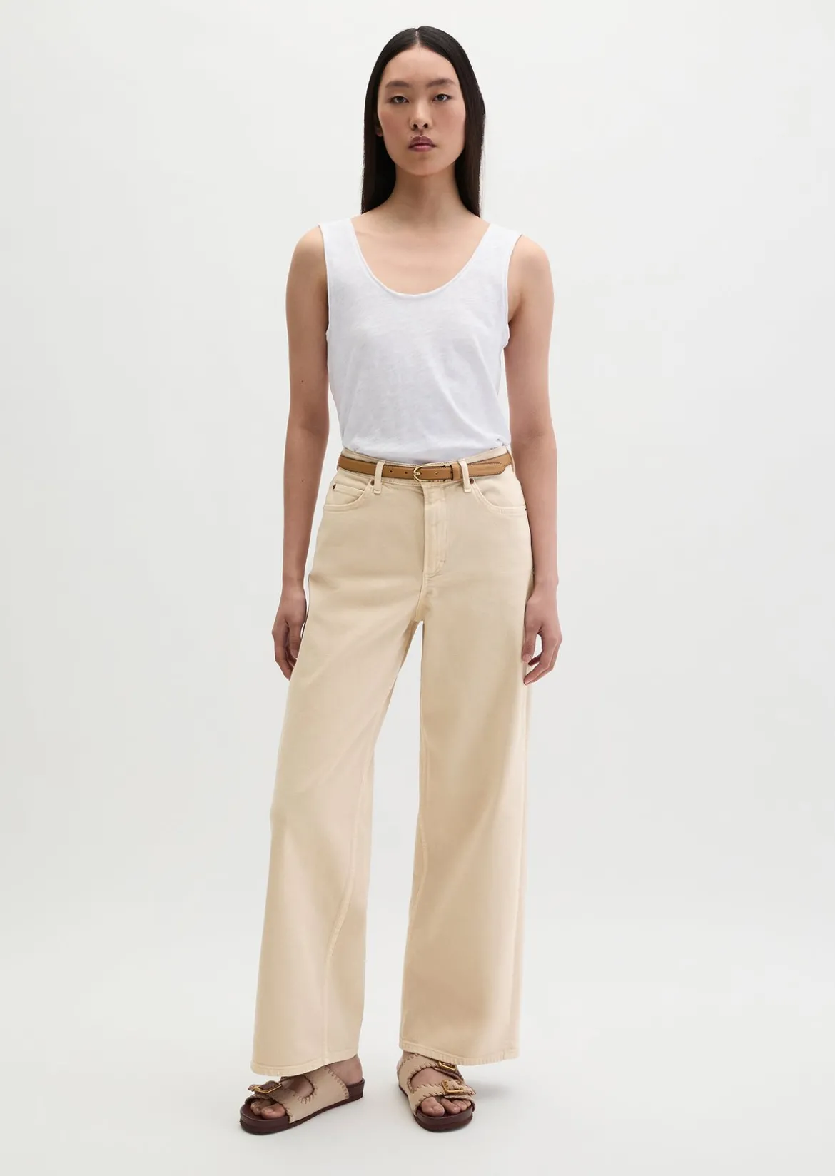 Top regular aus Slub-Jersey