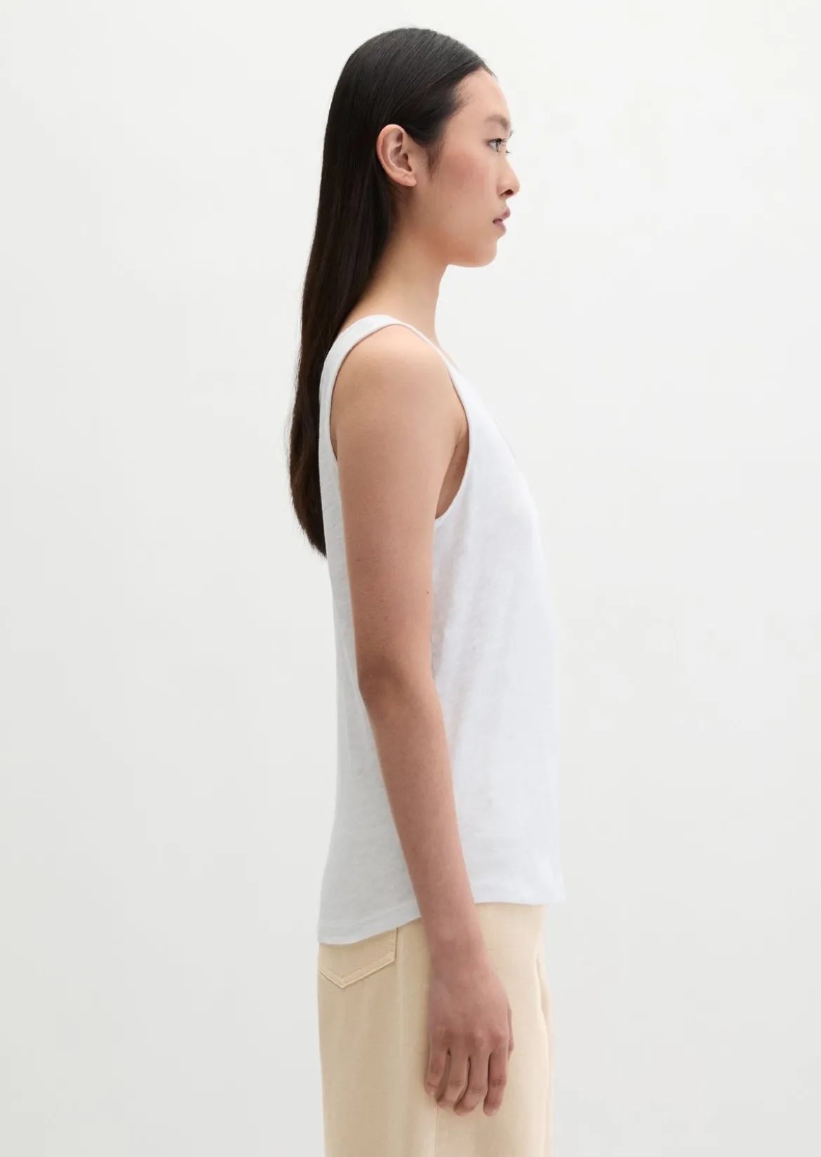 Top regular aus Slub-Jersey