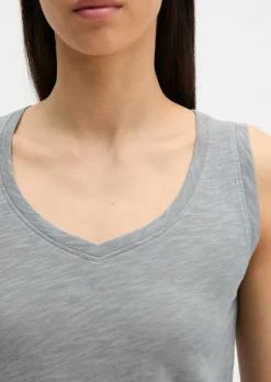 Top regular aus Slub-Jersey