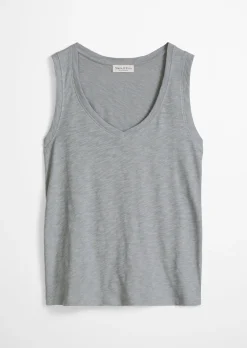 Top regular aus Slub-Jersey