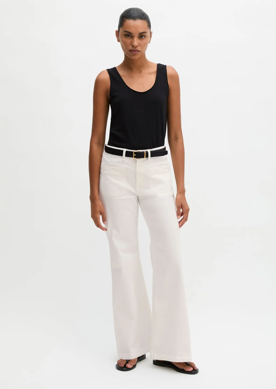 Top regular aus Slub-Jersey
