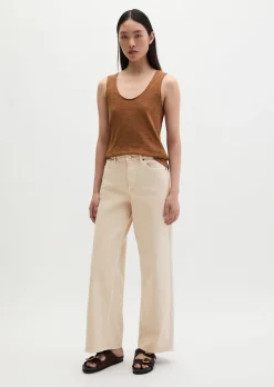 Top regular aus Slub-Jersey