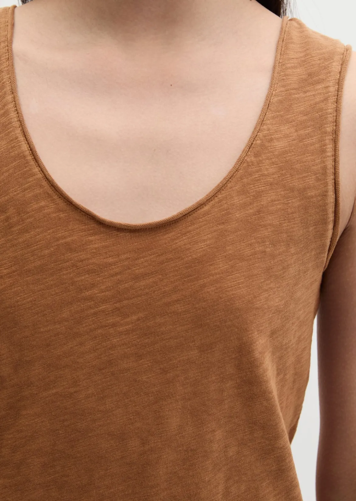Top regular aus Slub-Jersey