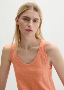 Top regular aus Slub-Jersey