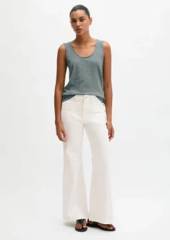 Top regular aus Slub-Jersey