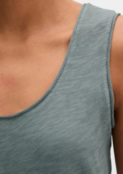 Top regular aus Slub-Jersey