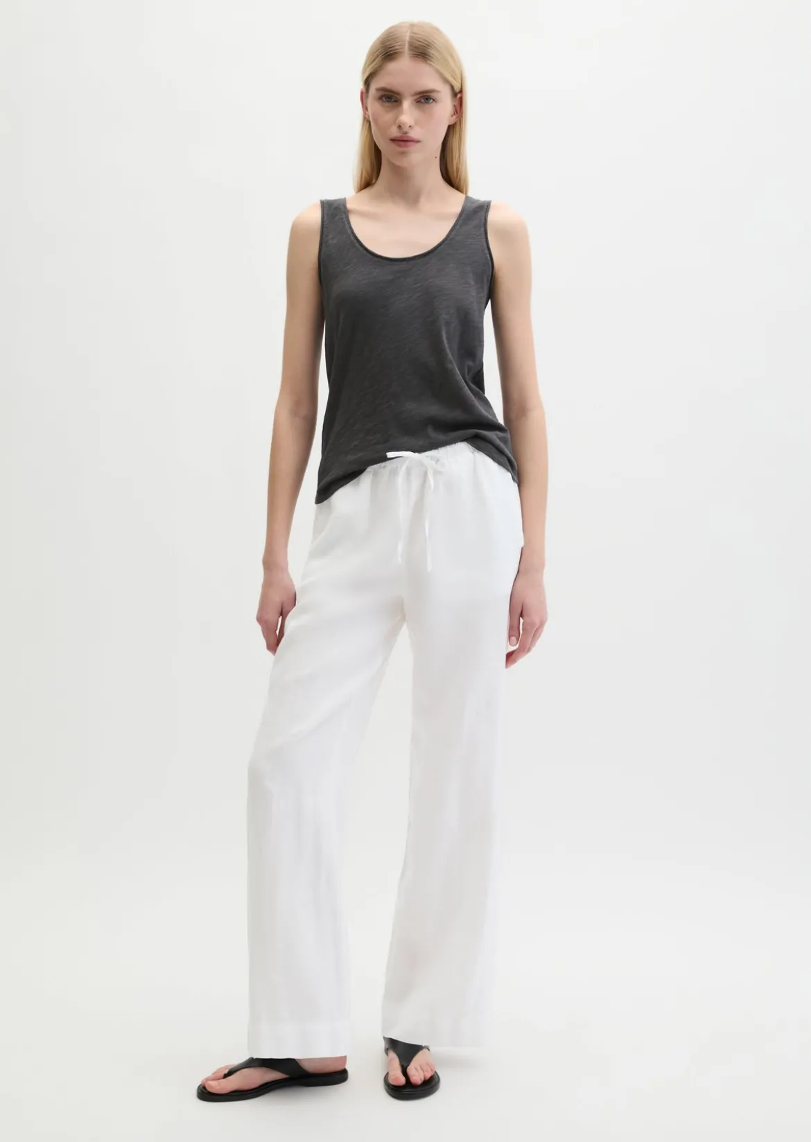 Top regular aus Slub-Jersey